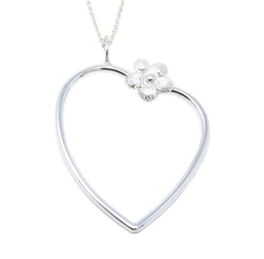 Collana Fiore & Cuore