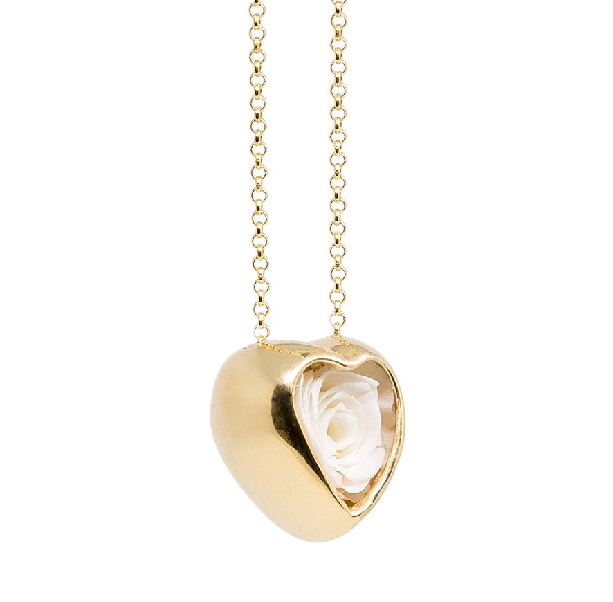 Gold Heart Pendant 
