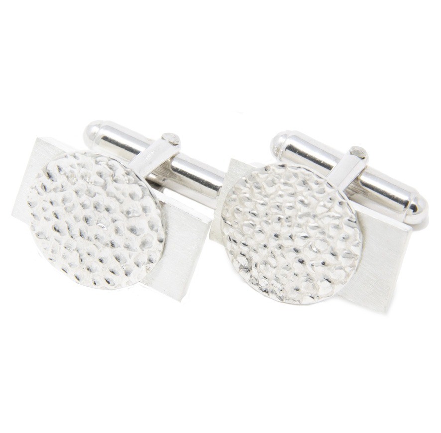  Rectangular Cufflinks with Round