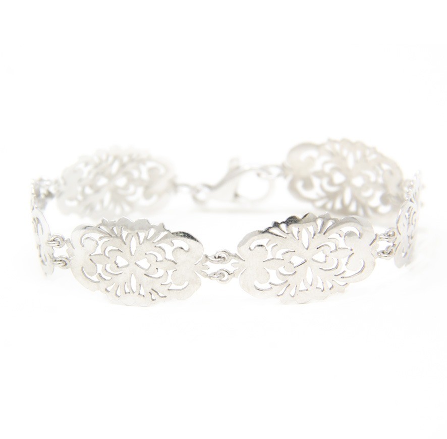 Bracciale con ovali in traforo classico fiorentino